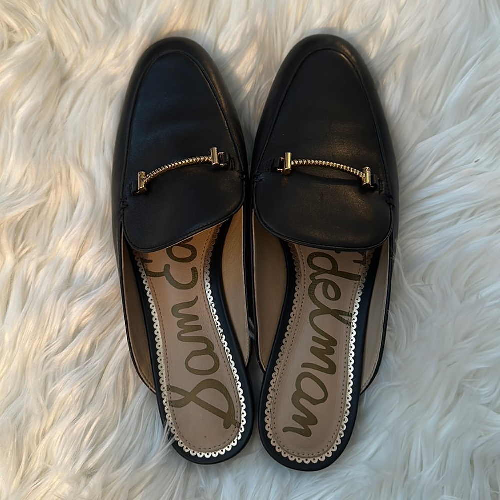 Sam Edelman Black Slip-on Mules (7.5)